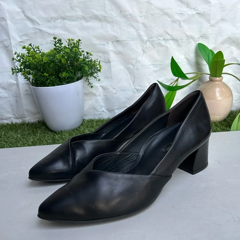 PAUL GREEN🔴black Leather pumps Size UK 5 US 7.5 gently used - Picture 8 of 16
